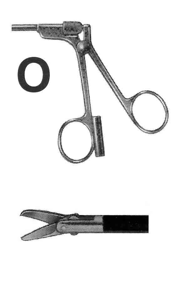 İZOLELİ MAKAS O MODEL SAPLI ÇAP  5MM L:43CM